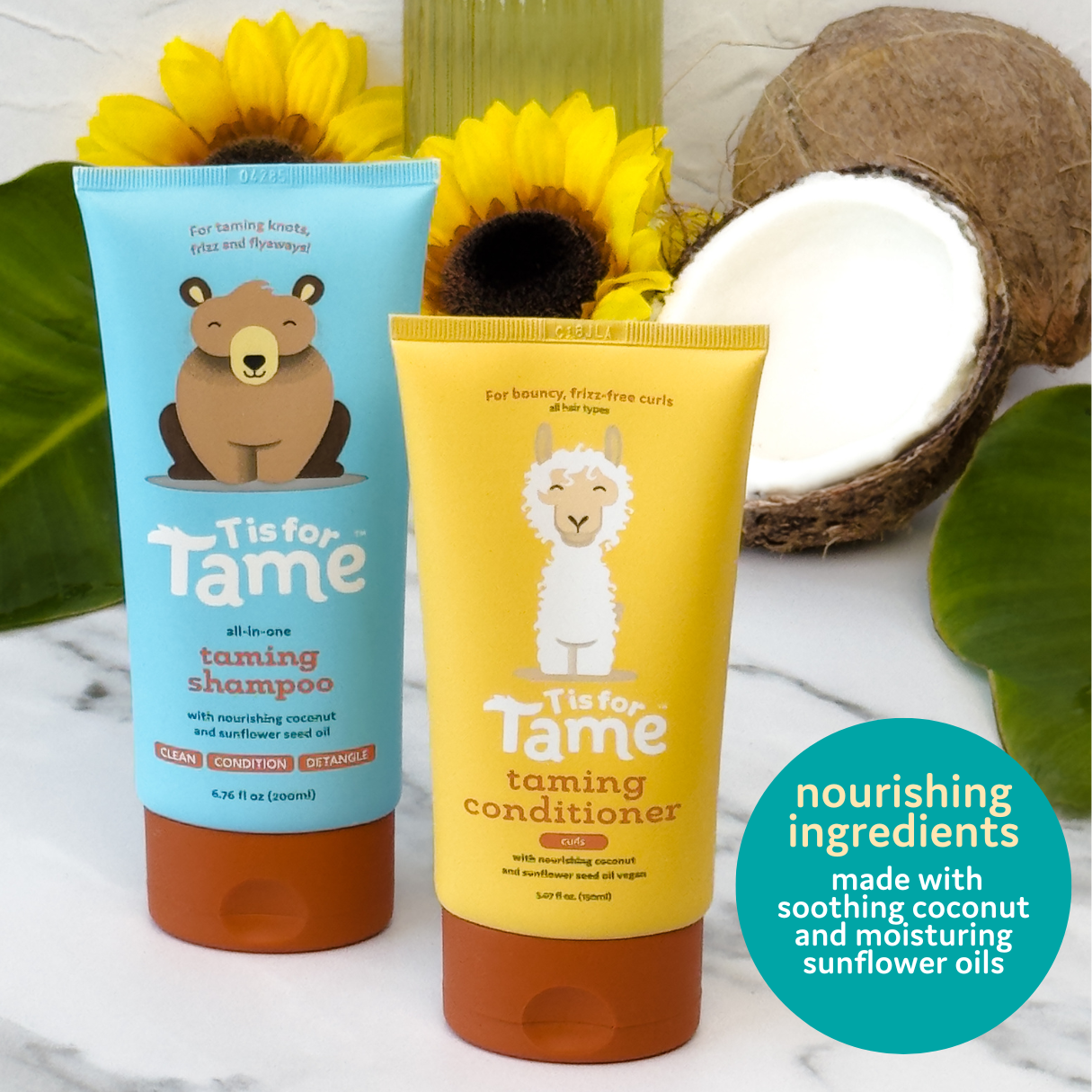 NEW Hair Taming Shampoo & Nourishing Conditioner for Curls