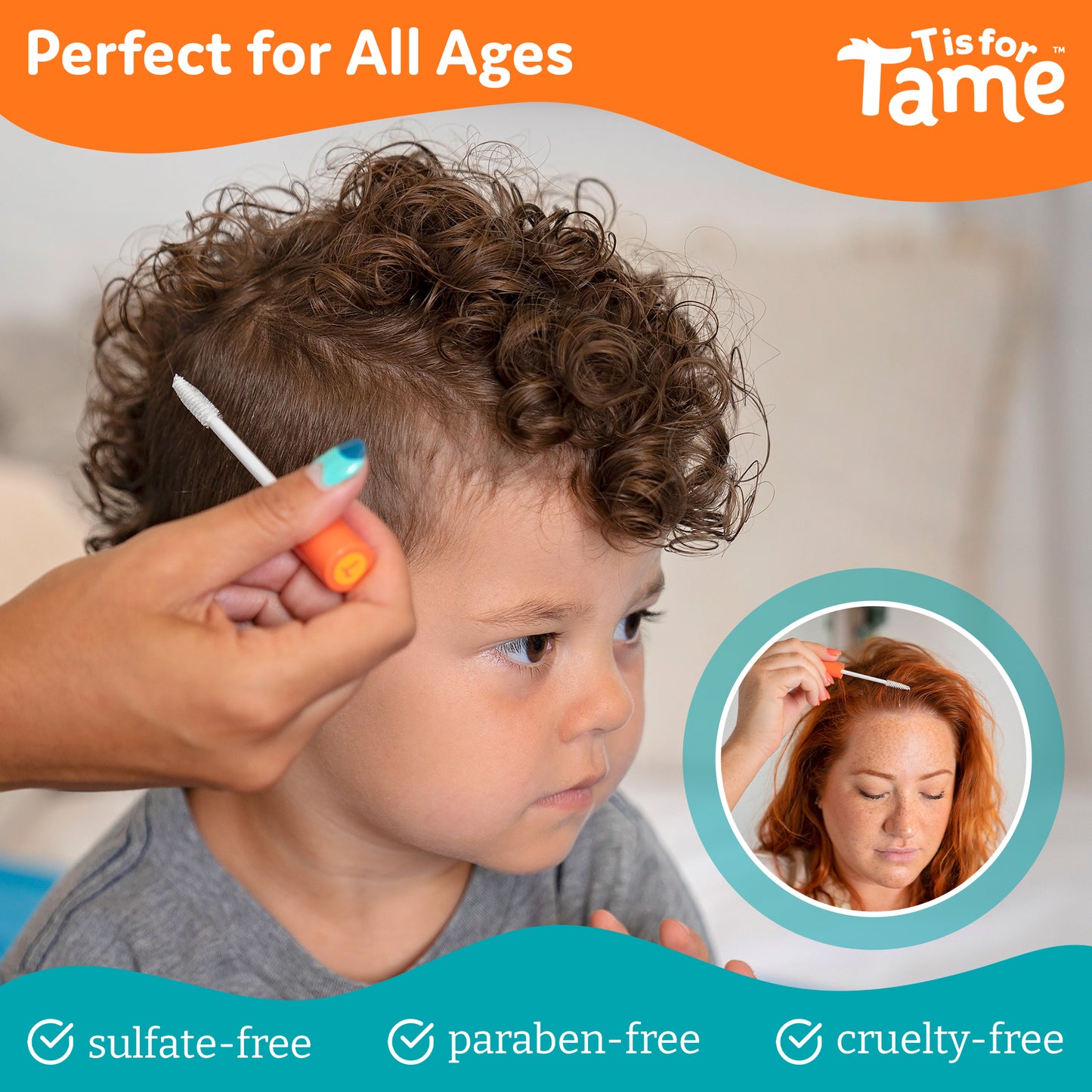 Hair Taming Cream Wand for Frizz, Static, Flyaways & More