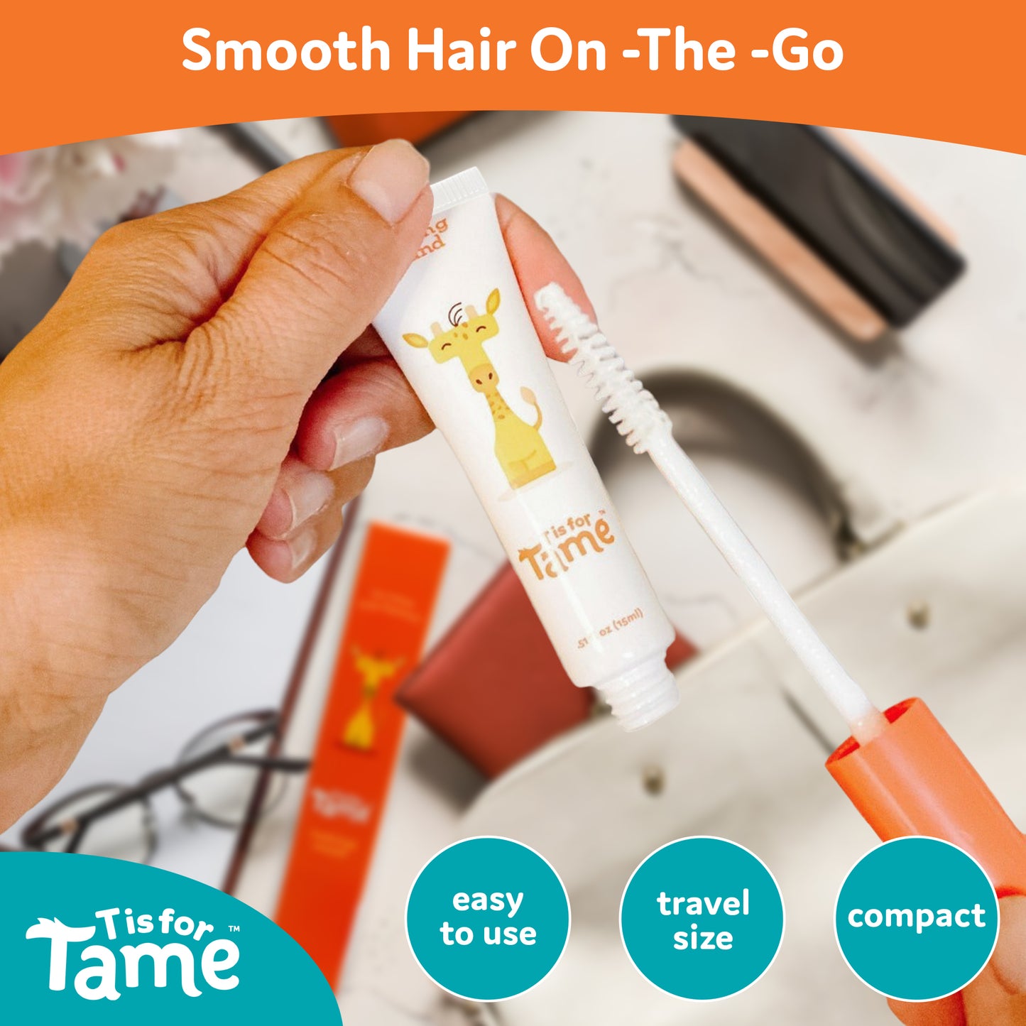 Hair Taming Cream Wand for Frizz, Static, Flyaways & More