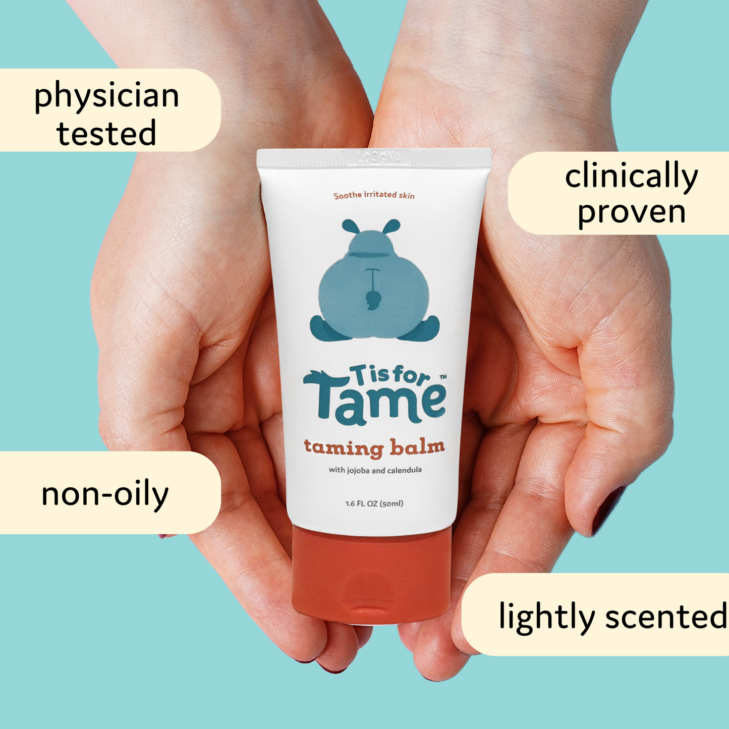 Baby Natural Exfoliant & Nourishing Taming Balm for Cradle Cap, Dry Scalp & Skin