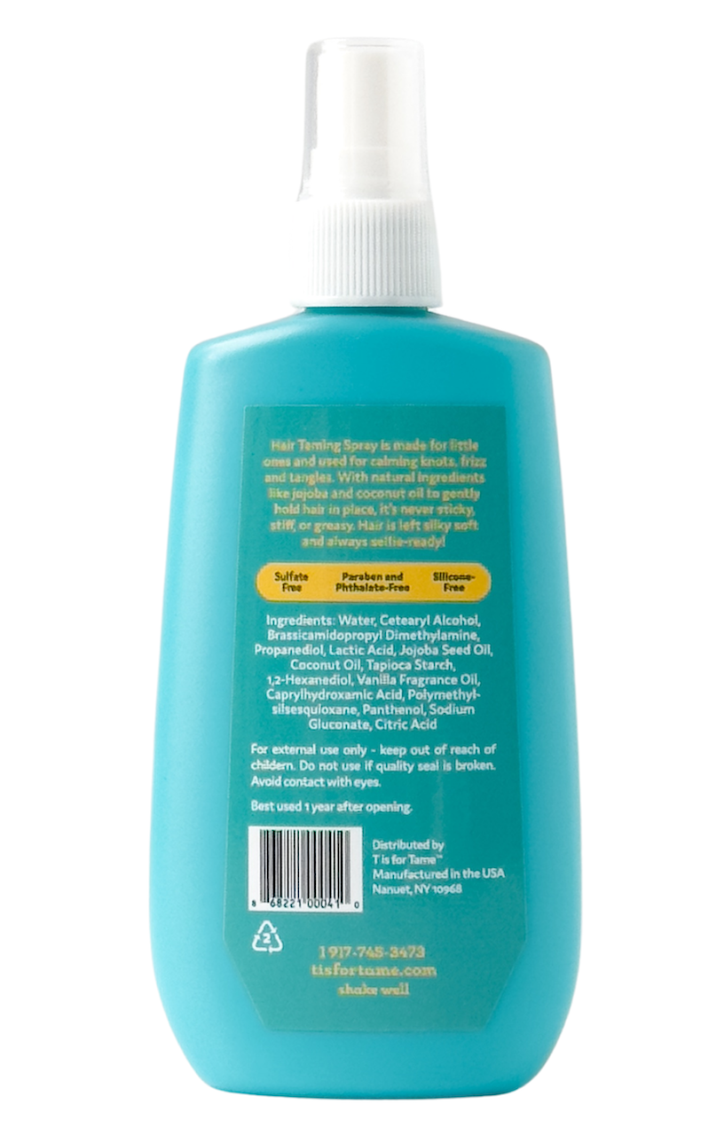 Hair Taming & Detangling Spray for Kids and Babies, Tames Knots & Frizz, Natural, Vegan