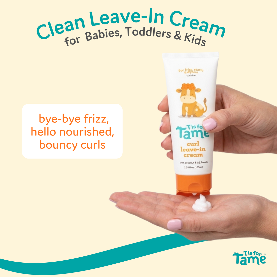 Introducing the T is for Tame Curl Leave-in Cream