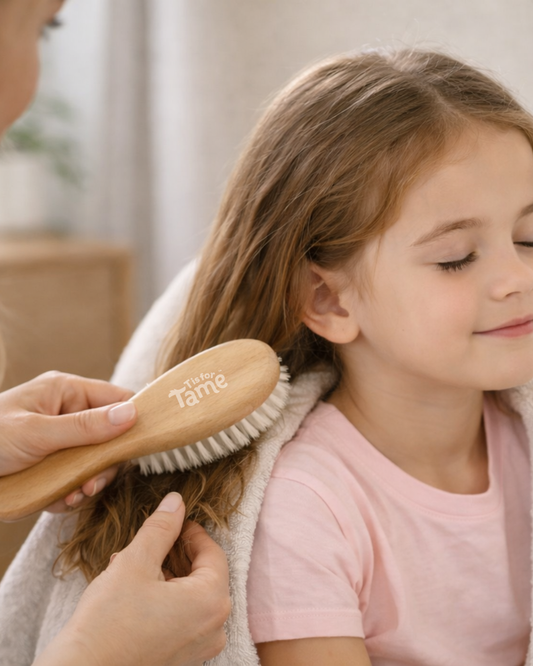 How to Make Kids Actually Enjoy Getting Their Hair Brushed | T is for Tame