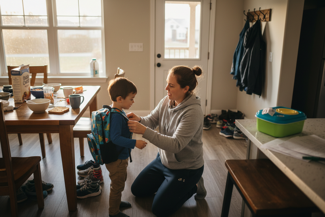 Simple morning hair routines for busy parents | T is for Tame