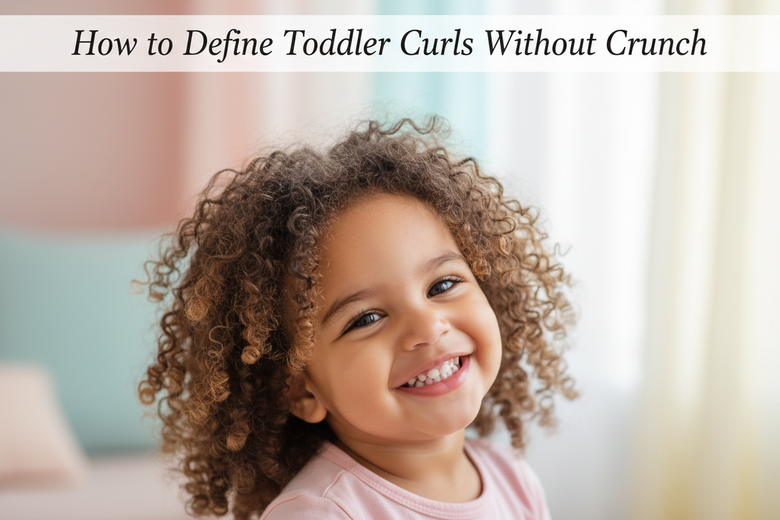 How to Define Toddler Curls Without Crunch | T is for Tame