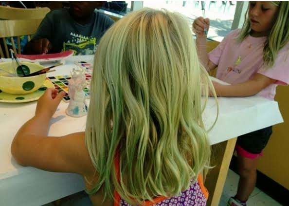 Chlorine Hair: How to Get the Green and Dryness Out of Kids' Hair