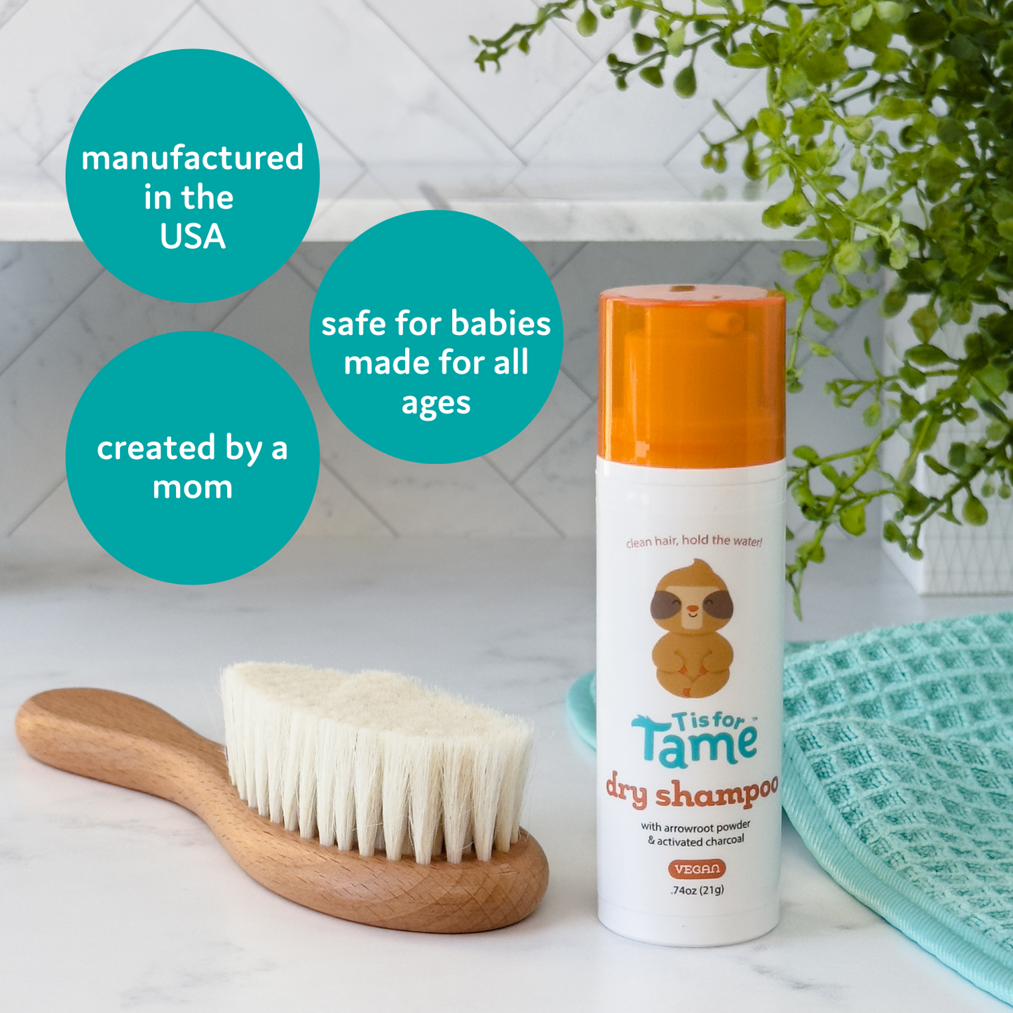 Mess-Free Dry Shampoo, No-Water Needed
