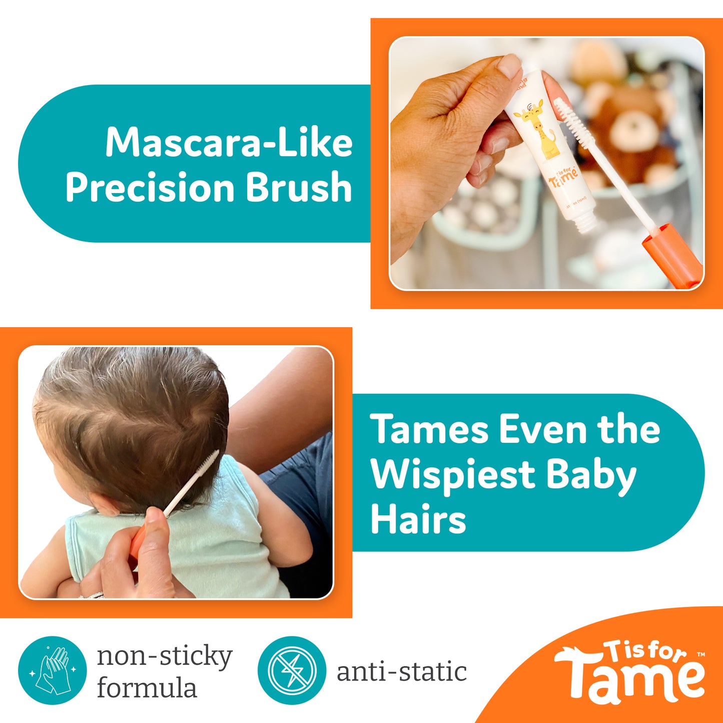 Hair Taming Cream Wand for Frizz, Static, Flyaways & More
