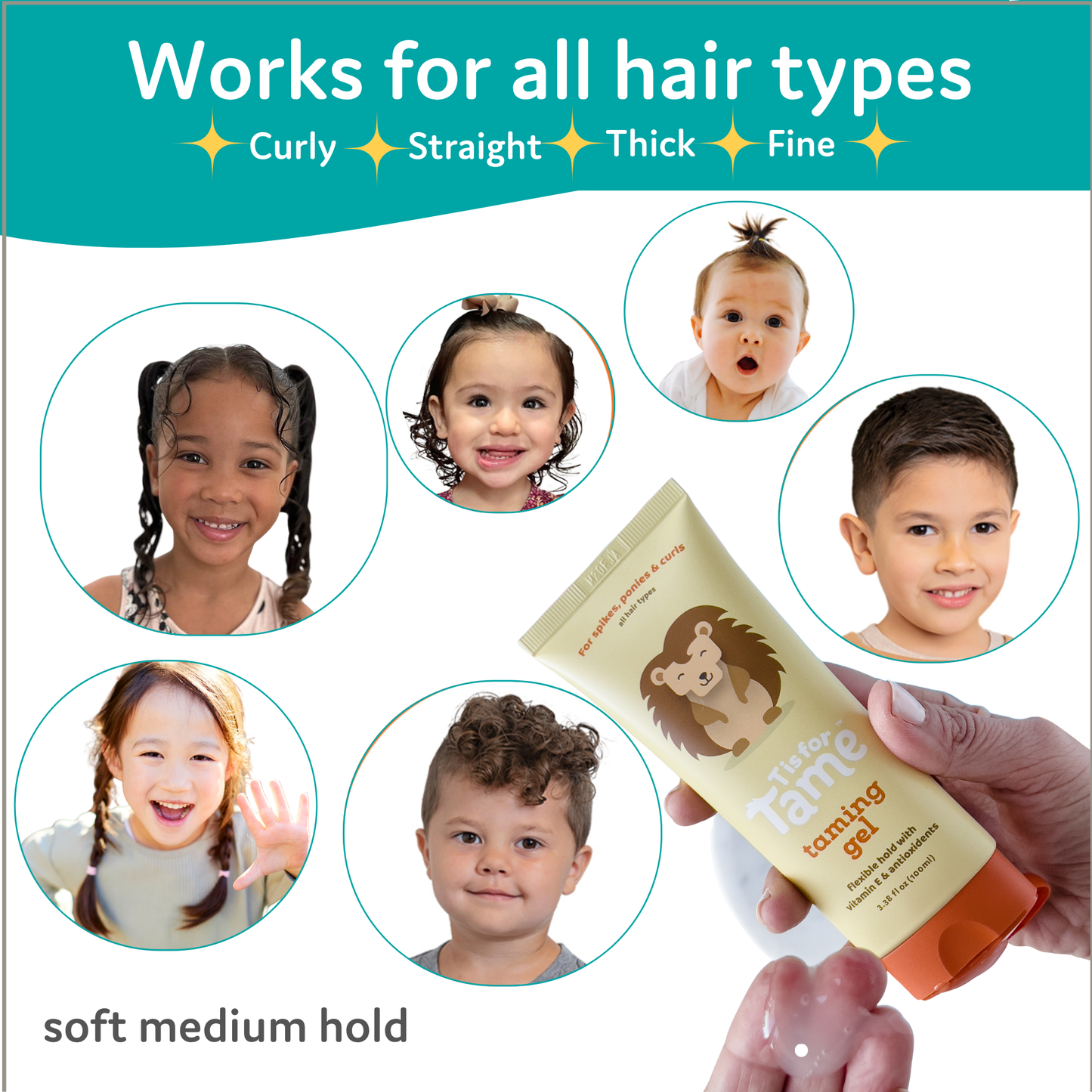 Taming Gel for Soft, Natural Style & Hold
