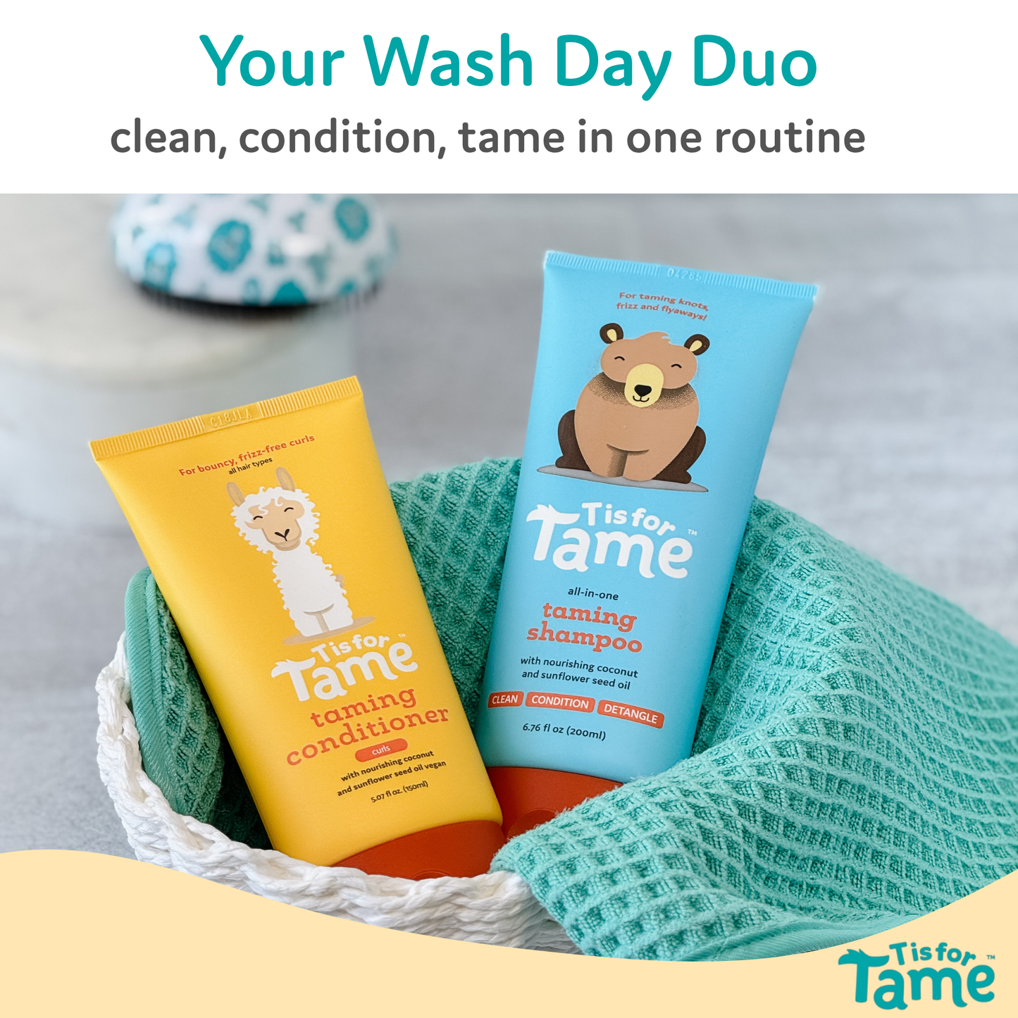 Taming Shampoo: 3-in-1 Cleanses, Conditions & Detangles