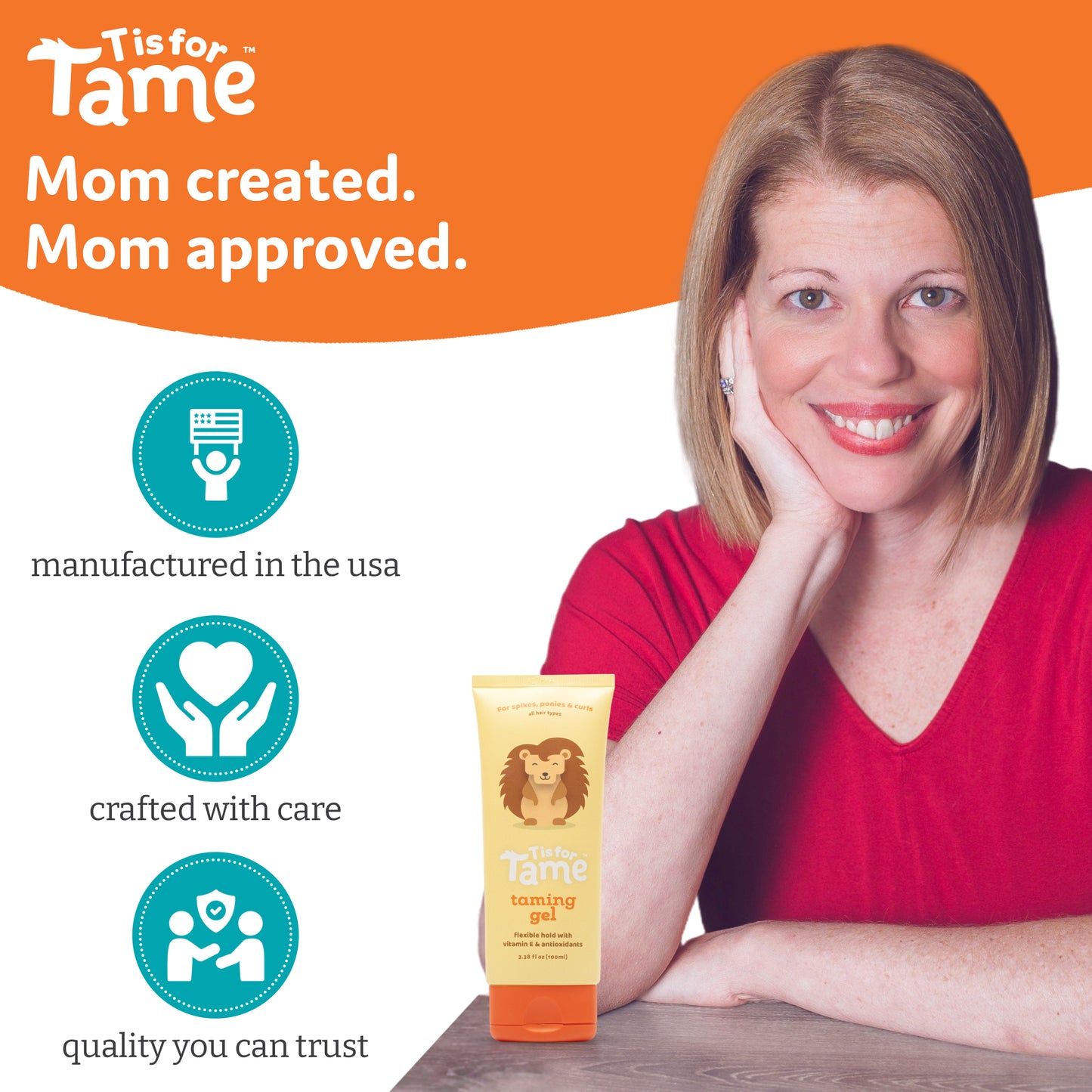 Hair Taming Gel for Soft, Natural Style & Hold