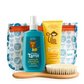 Hair Taming Starter Kit for Kids with Matte Cream, Detangling Spray & Natural Bristle Brush
