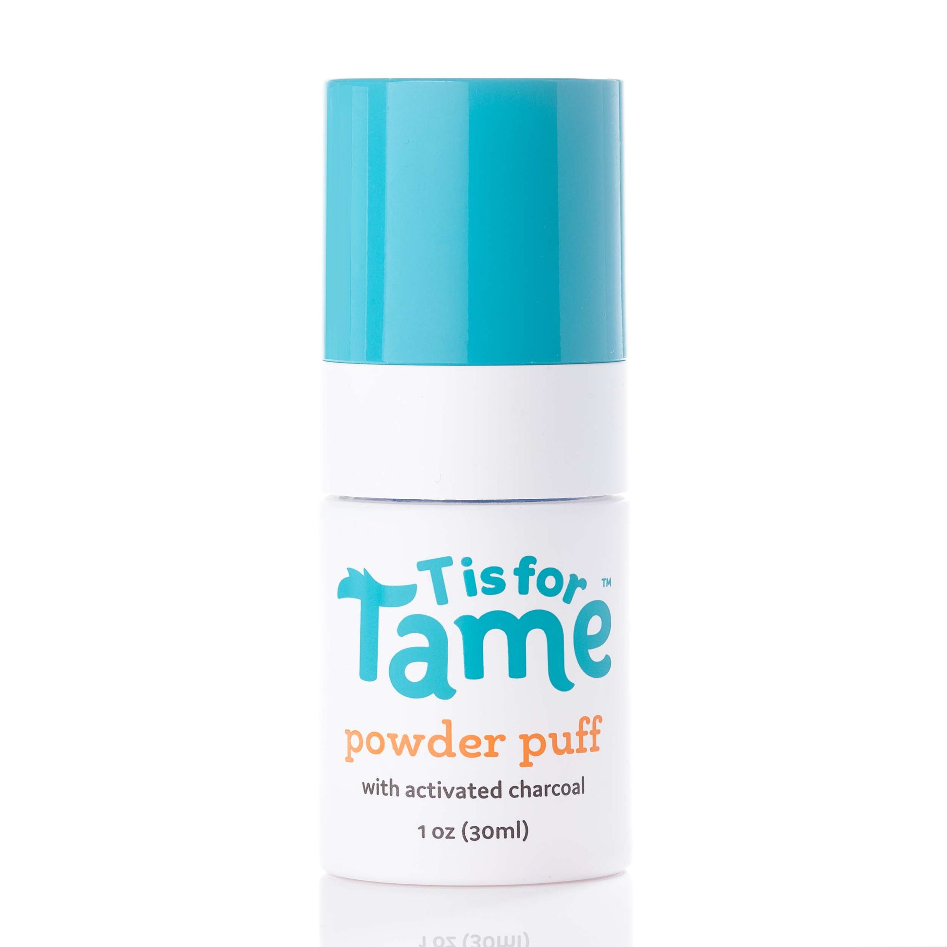 T is for Tame Powder Puff Bottle