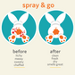 Mess-Free Baby Powder Spray
