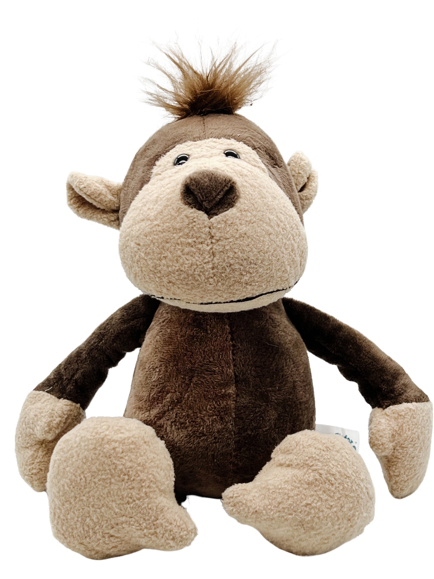 Brown stuffed animal monkey