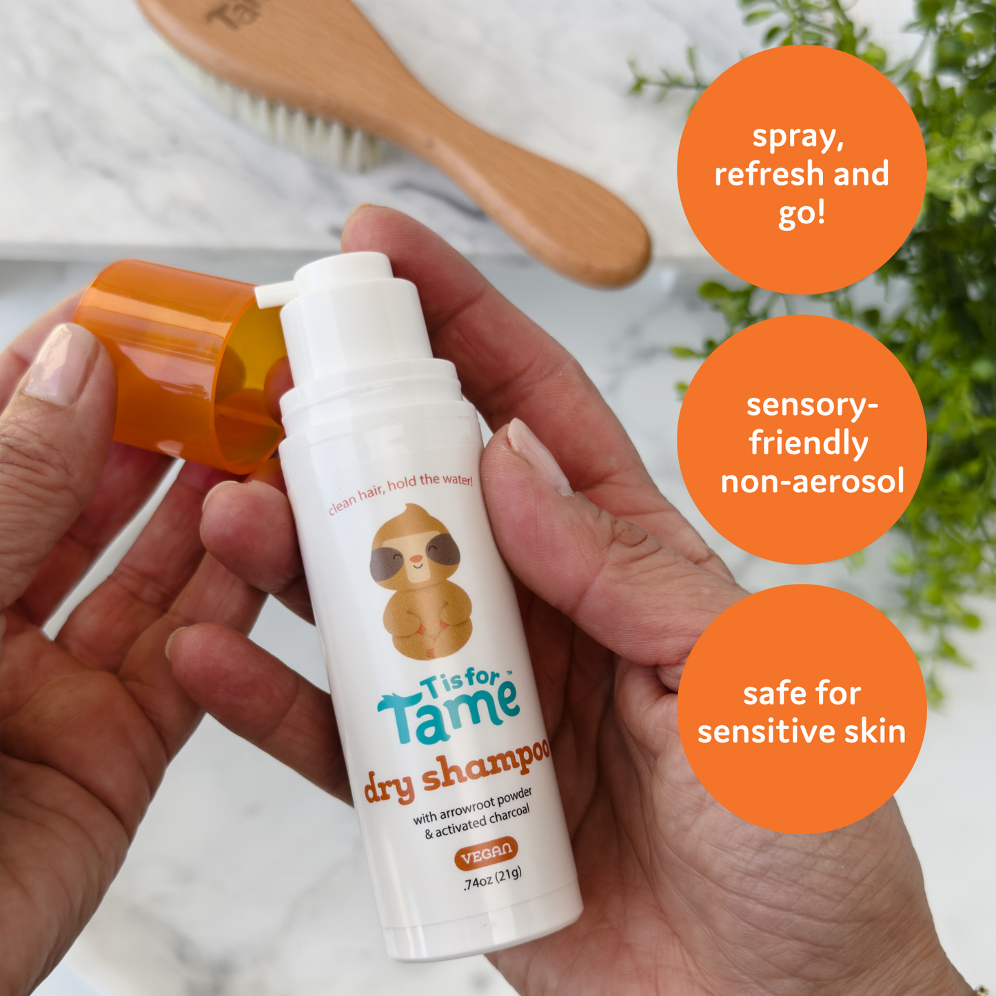 Mess-Free Dry Shampoo, No-Water Needed