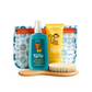 Hair Taming Starter Kit for Kids with Matte Cream, Detangling Spray & Natural Bristle Brush