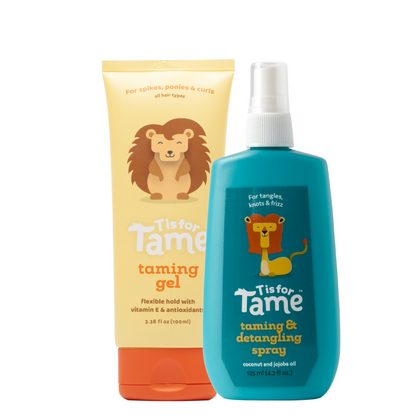 T is for Tame baby hair kit with gel and detangler spray