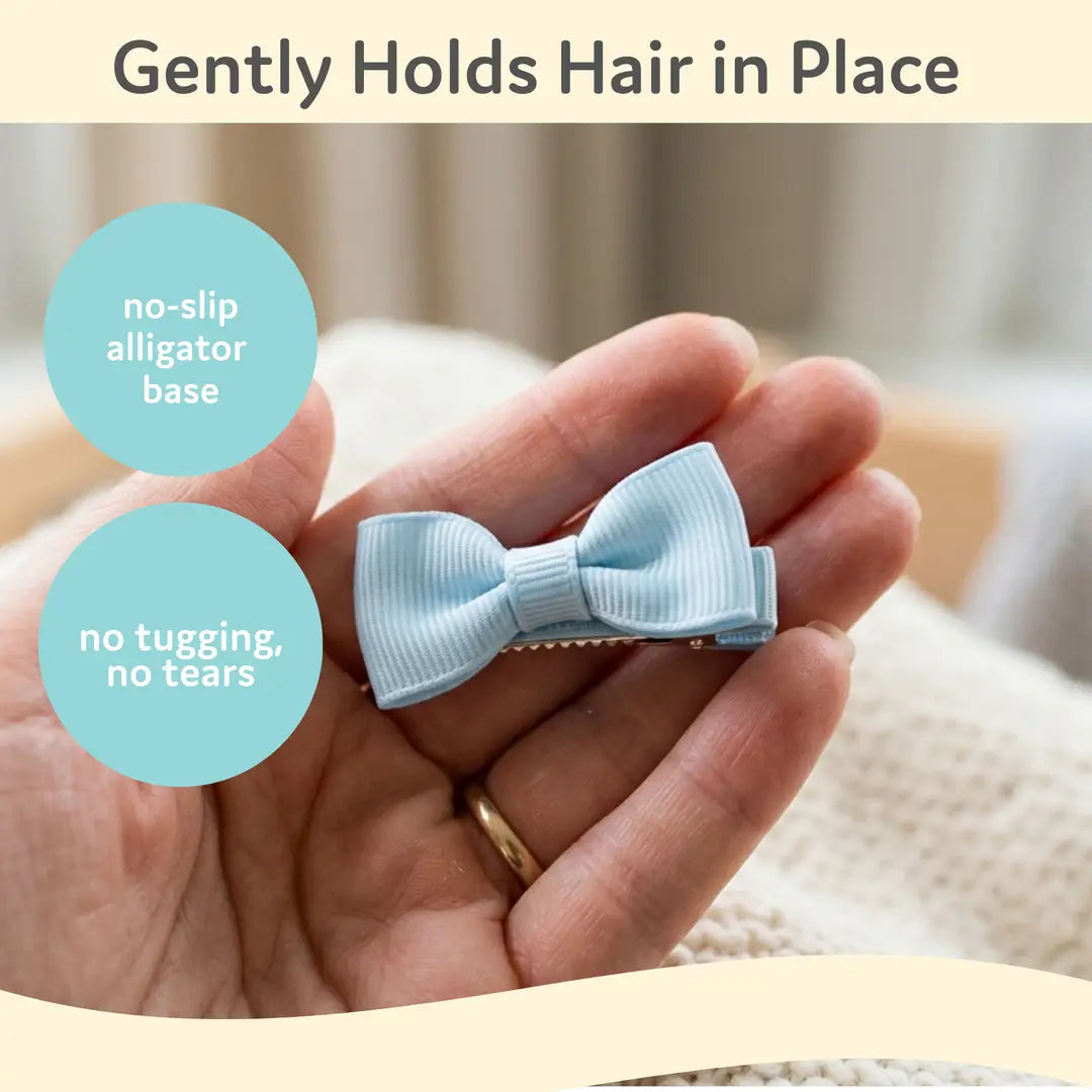 Baby & Toddler Bow Clips, 10 ct