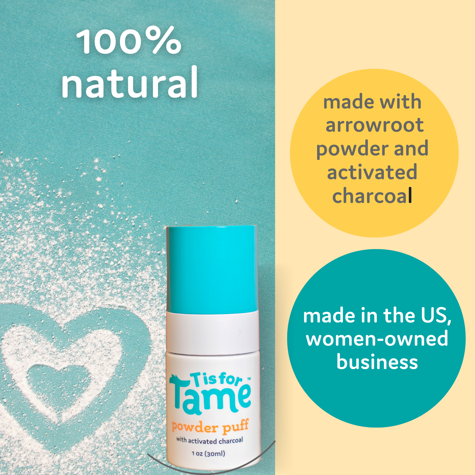 100% Natural Mess-Free Powder Puff