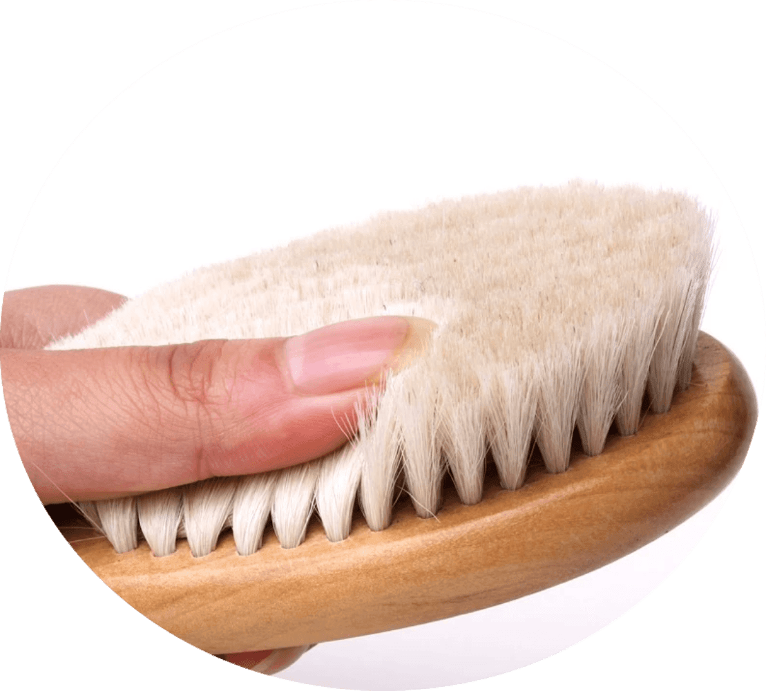 T is for Tame Natural Bristle Baby Hair Brush