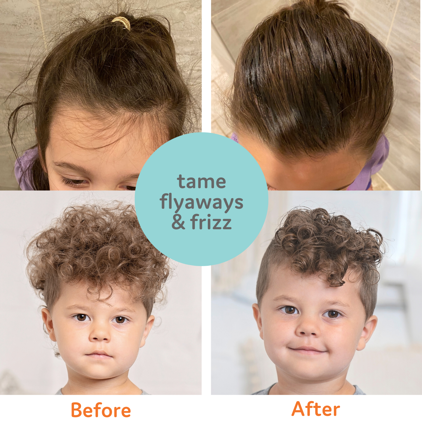 Hair Taming Gel - Natural, Alcohol-free, Frizz-Free Styling for Kids